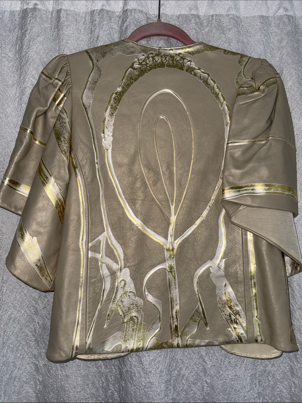 VINTAGE 80’s HAND PAINTED TERRY & TONI 🧡 BOLERO TOP - Picture 5 of 5